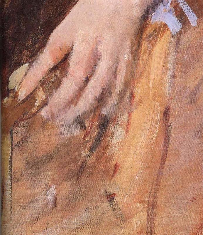 Mary Cassatt Detail of  The woman in Black China oil painting art